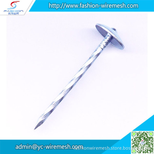 Polished Galvanized ring shank brad nails